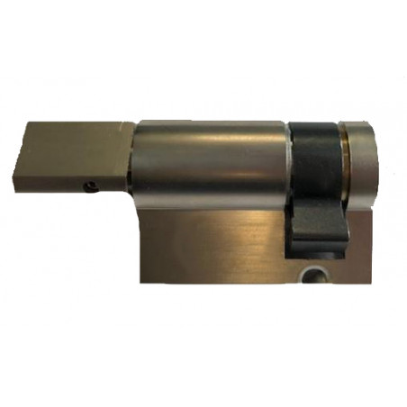 ABUS Profilhalbzylinder mit Feuerwehrknauf 17mm außenliegend