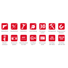 ABUS Bravus 3000 Halbzylinder  mit Sicherungskarte