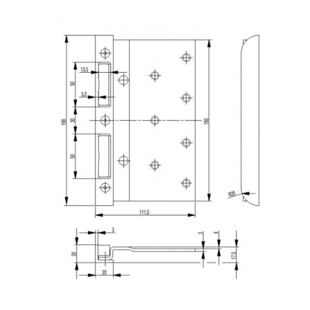 BKS Sicherheits Winkel Schließblech S204 für hohe Beanspruchungen