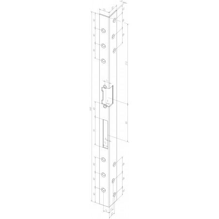 effeff Winkelschließblech 31205-0  DIN R/L