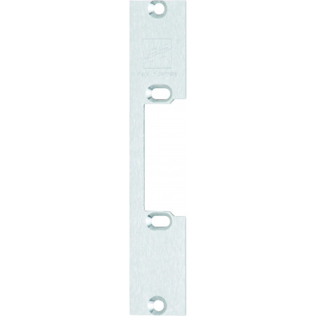 effeff Flachschließblech Kurz, mit Fix®-Rillen, eckig - Edelstahl 15135-01 DIN Uni