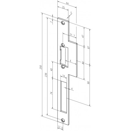 effeff Lappenschließblech ProFix® 2 Edelstahl 15C35-0 DIN Uni