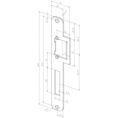 effeff Flachschließblech 03935-04 /05 DIN R/L