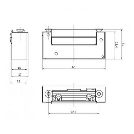 BKS Elektro Türöffner ET8  6-35804-05 mechanischer Entriegelung / Stahlfeinguss-Falle