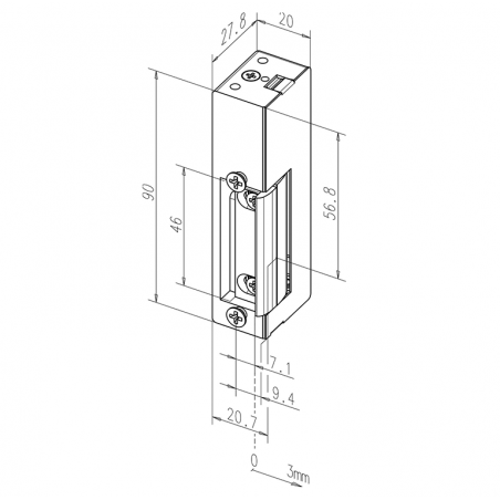 effeff Elektro Türöffner 14FF