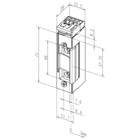 effeff Elektro Türöffner 1705RRE