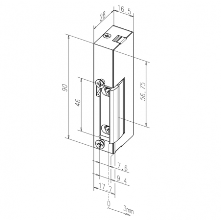 effeff Elektro Türöffner 19E