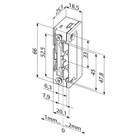 effeff Elektro Türöffner 128E.13