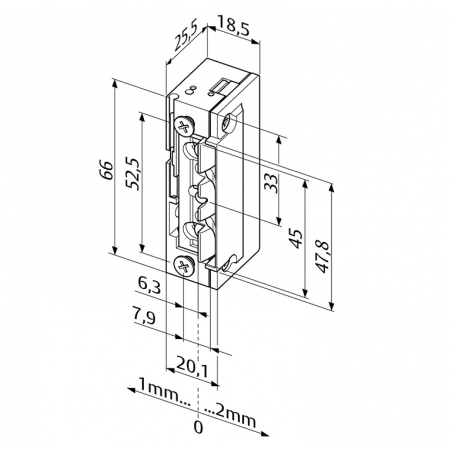 effeff Elektro Türöffner 128.13B
