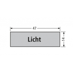 RENZ Lichttastereinlage Rot- 97-9-87026